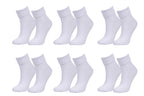98% Organic Cotton Luxury Women's Socks 6-Pack.