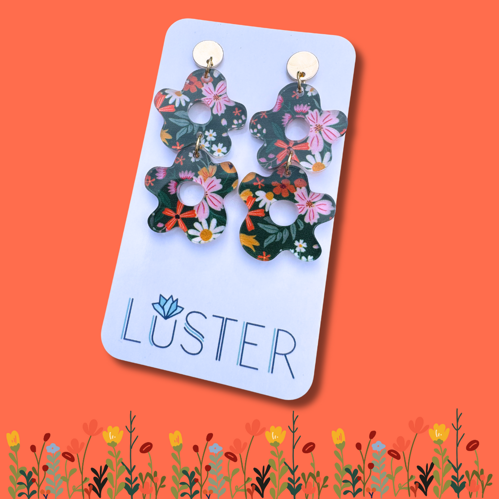 Bold Wildflower Earrings