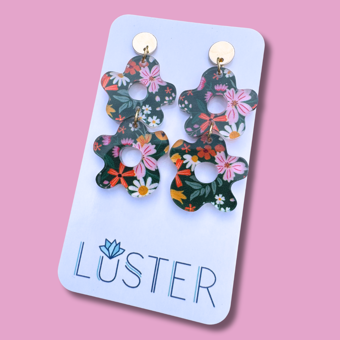 Bold Wildflower Earrings