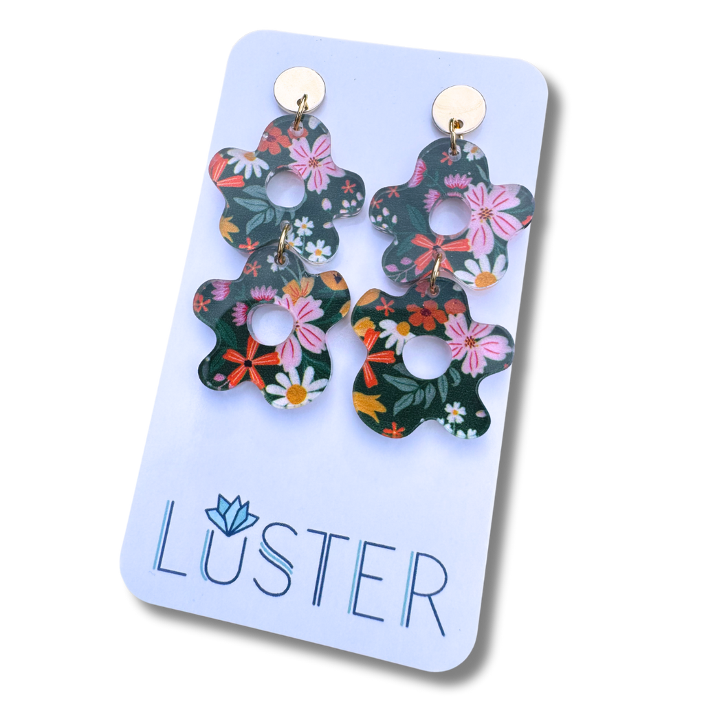 Bold Wildflower Earrings