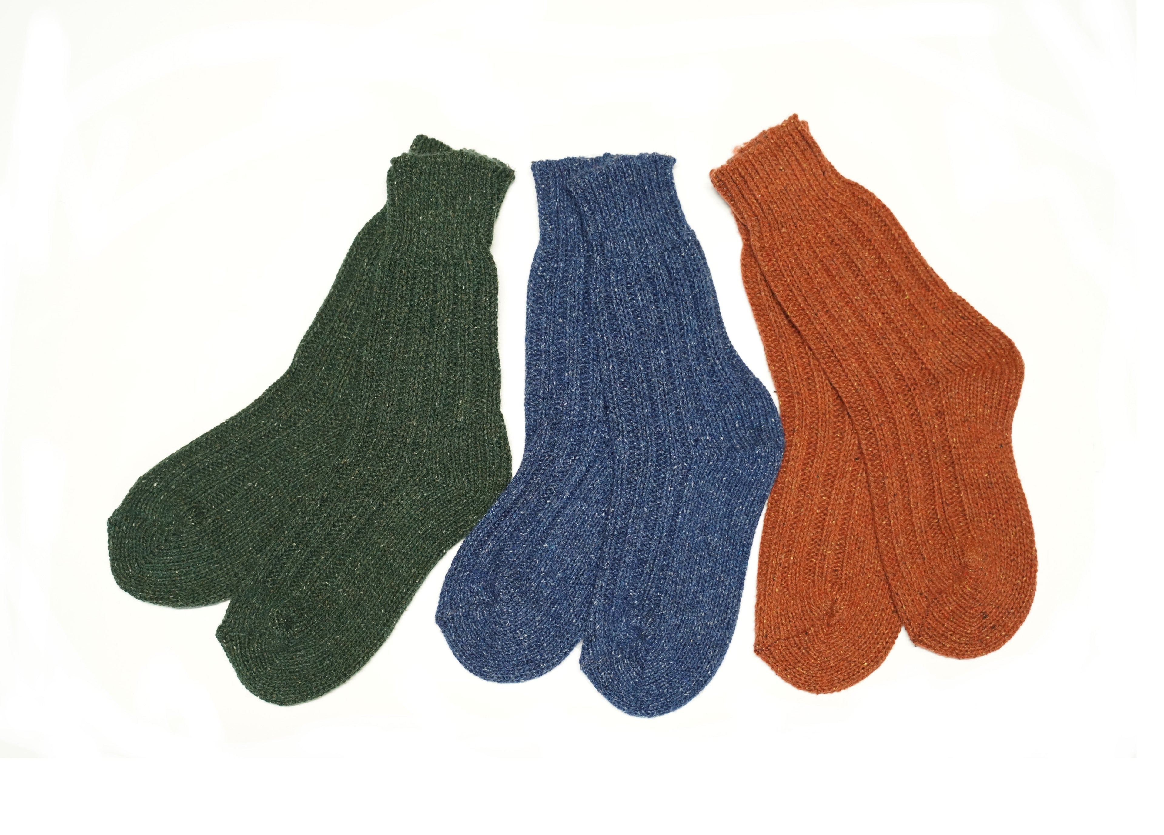 tittimitti® Wool-Silk Blend Women's Socks. 1 Pair. Made in Italy.