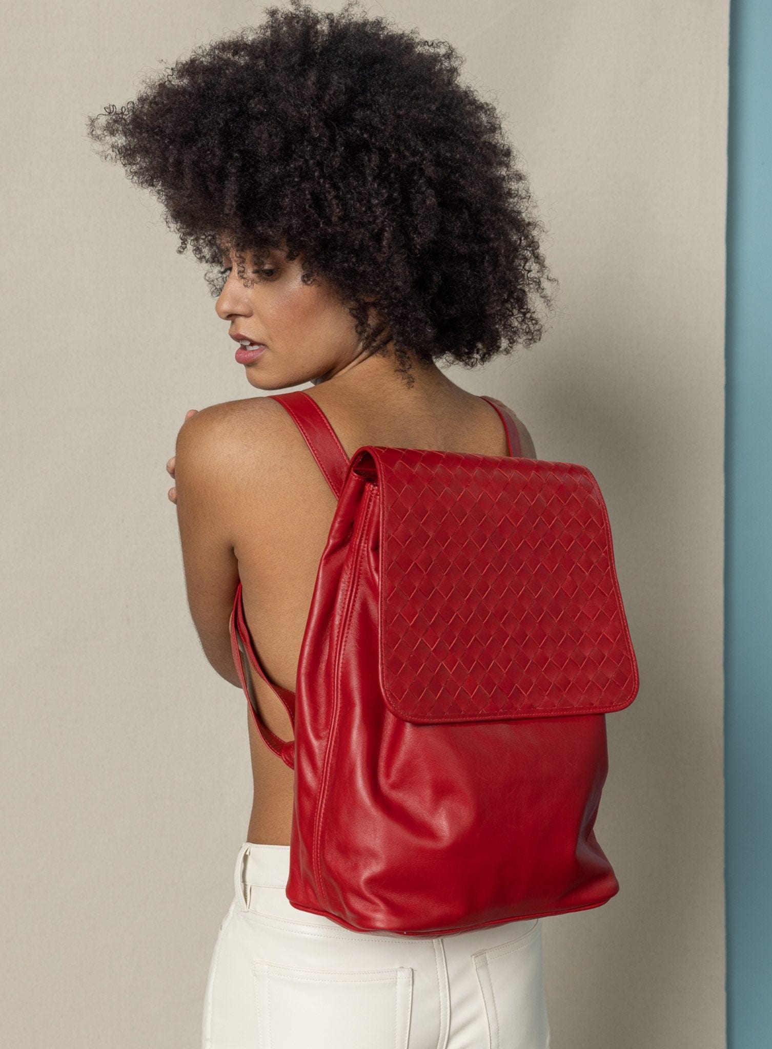 Woven Backpack