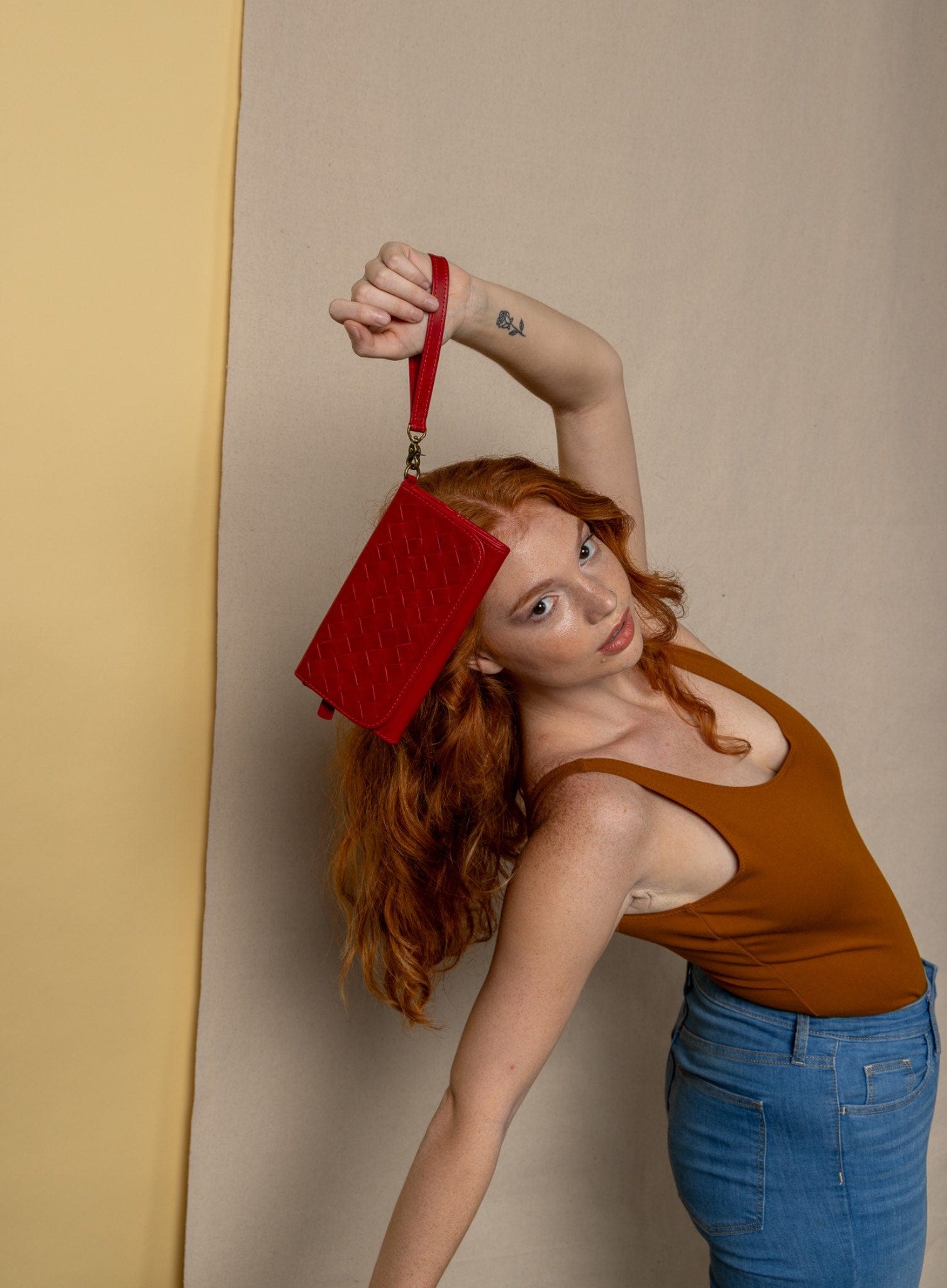 Woven Wristlet Wallet