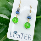 Stone + Glass Earrings