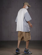 HiT38 Double Patchwork I-Tech Tee