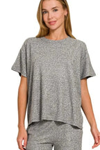 Women's Loungewear Pajama Set - Soft Melange - Cozy Two-Piece